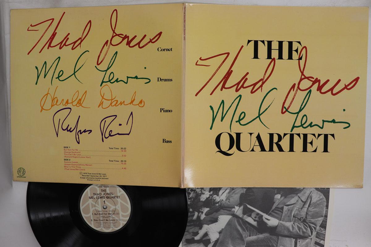 LP Record THAD JONES MEL LEWIS Thad Jones Mel Lewis Quartet AH3 ARTISTS HOUSE 1978 US Jazz Used