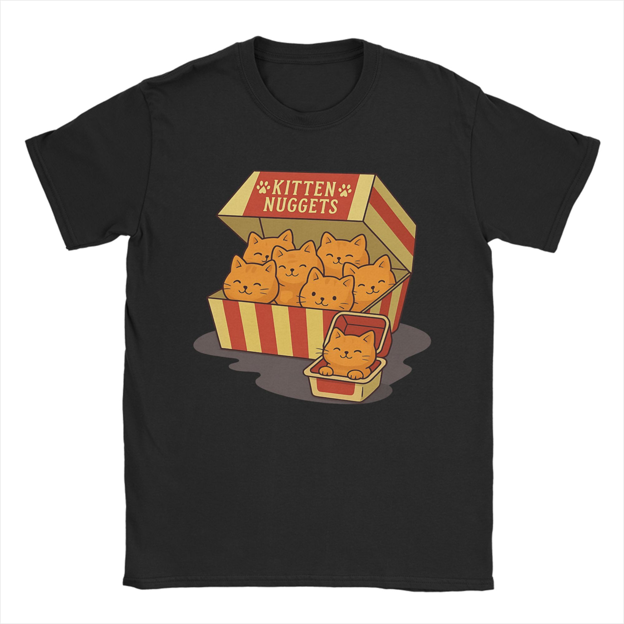 Kitten Nuggets Funny Cat Lover Gift T-shirt L