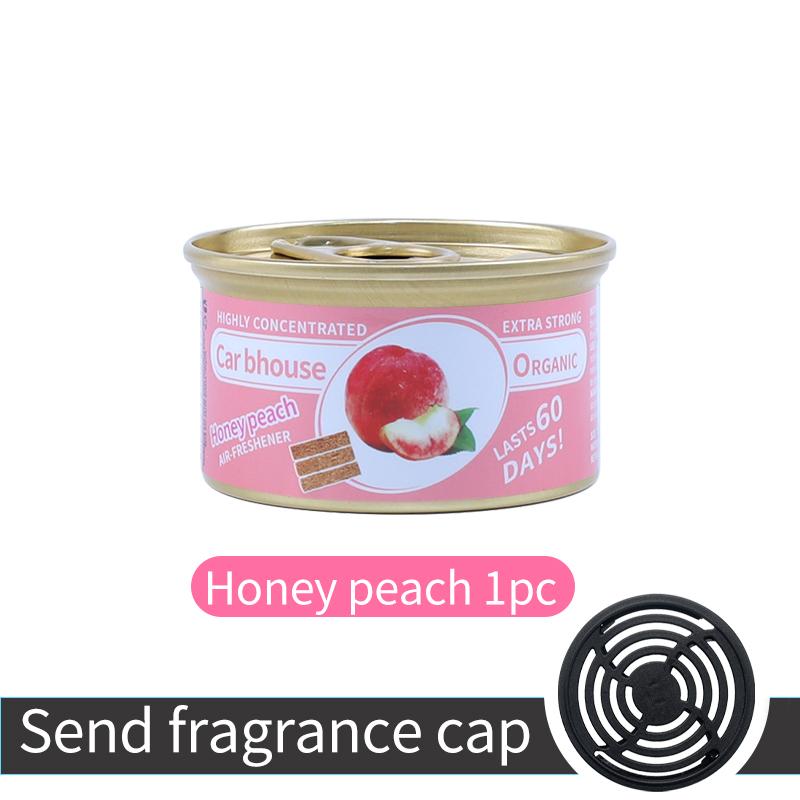 Bestseller Holzblock Dosenauto Aromatherapie, Auto Duftpaste, Deodorierender Lufterfrischer, Hochwertiges Festparfüm