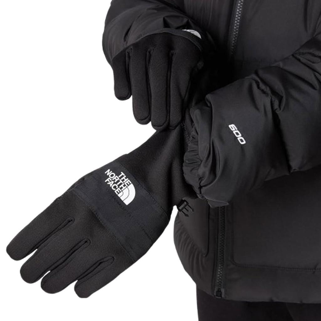The North Face SIERRA ETIP GLOVE NF0A7RJ7 Size Fleece Gloves for Warmth and Ideal for Hiking and Outdoor Activities Men's TNF_Black(JK3) M, High-Pile