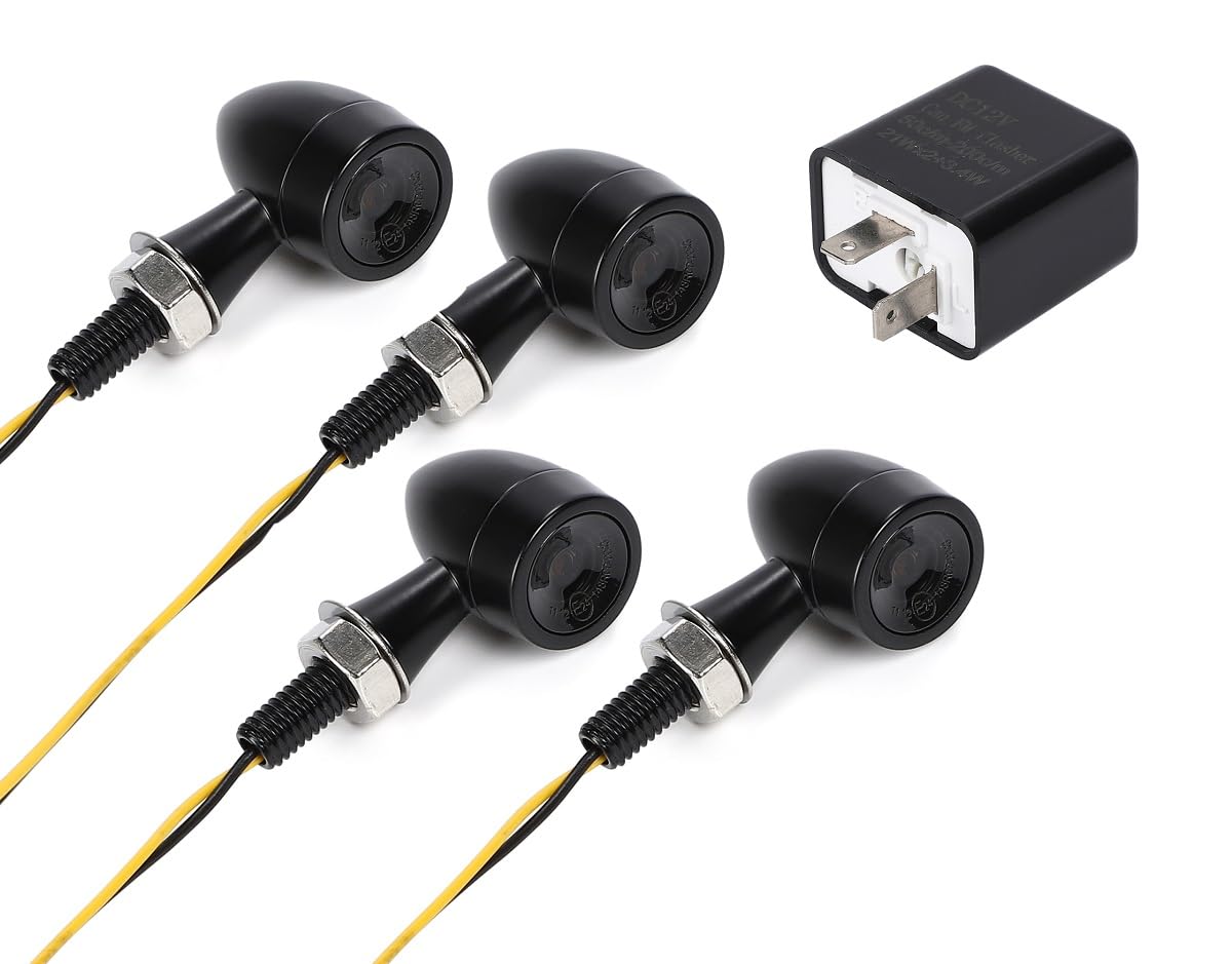 

[Vehicle Inspection Compatible E Mark Certified] Motorcycle LED Mini Turn