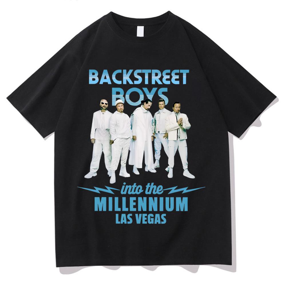 

Backstreet Boys T-Shirts Y2K Fun Casual Cotton Men Women Clothing Gift Clothing Into The MILLENNIUM Vintage Tops Women Men Streetwear Tees XXXL зелений