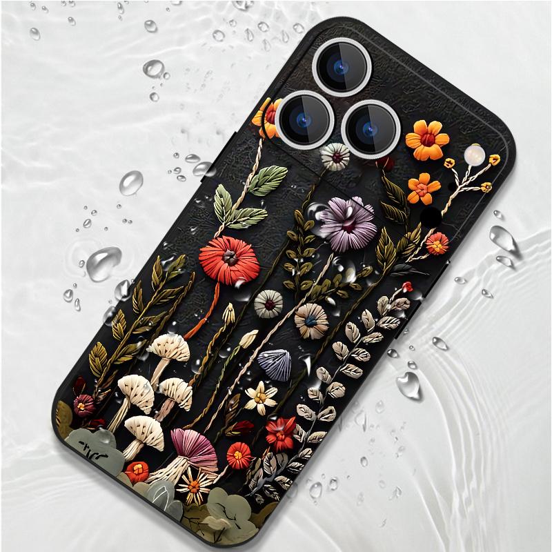 Wrist Strap Lanyard TPU Phone Case For iPhone 17 16 15 Pro Max 12 13 14 Pro Max Air 11 Embossed Printed Soft Silicone Back Cover