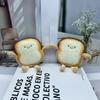 Creative Funny Toast And Bread Zero Wallet Cheese Bag Pendant Wallet Bags Cartoon Wallet Female Walle Bag Pendant Accessories