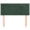VidaXL Headboard Bedroom Furniture Single Bed Accessory Headboard Bed Frame Interior Dark Green 346141