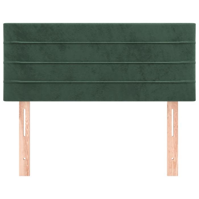 VidaXL Headboard Bedroom Furniture Single Bed Accessory Headboard Bed Frame Interior Dark Green 346141