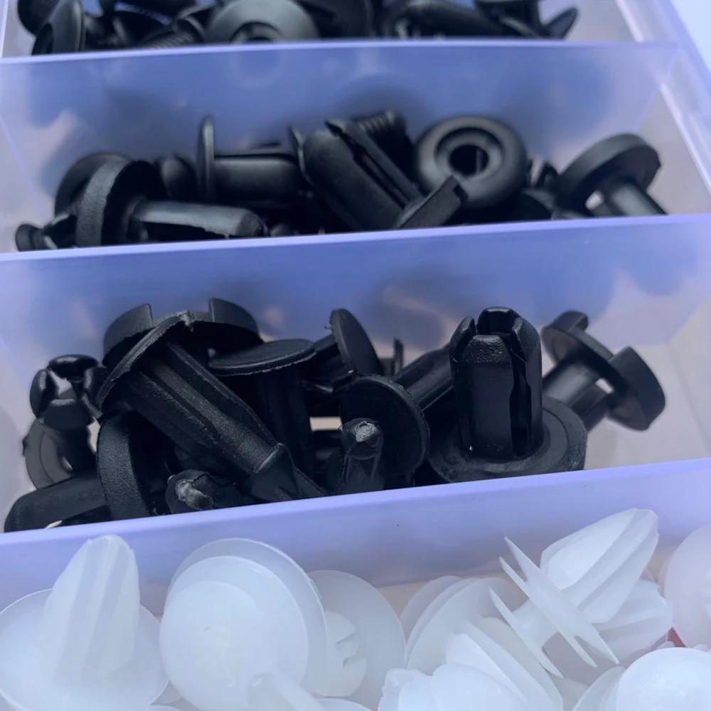 kkjoy 415/100/50Pcs Mixed Size Retainer Clips for Bumper Fender Door Trim Panel