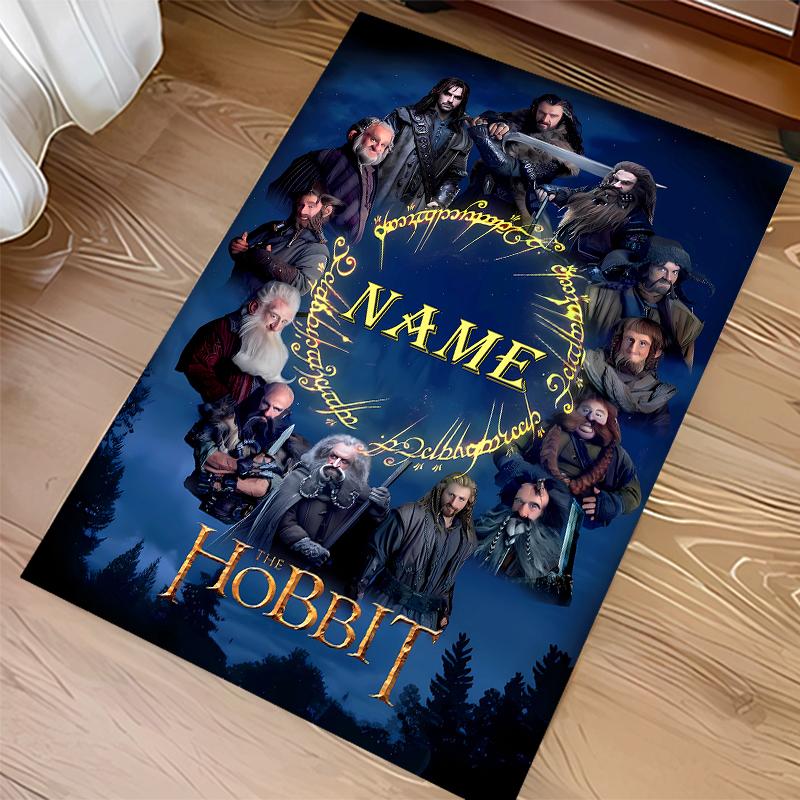 Custom Personalization The Fellowship of the Ring Print Area Rug - Soft, Washable Non-Slip Indoor Mat,Living Room,Home&Office Decorative Rug