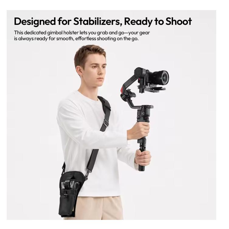 CB01 Kamera Gimbal Holster für RS 3 Mini / RS 3 / RS 4 Mini / RS 4 Pro Stabilisator Erweiterbarer Schultergurt 34 verkauft