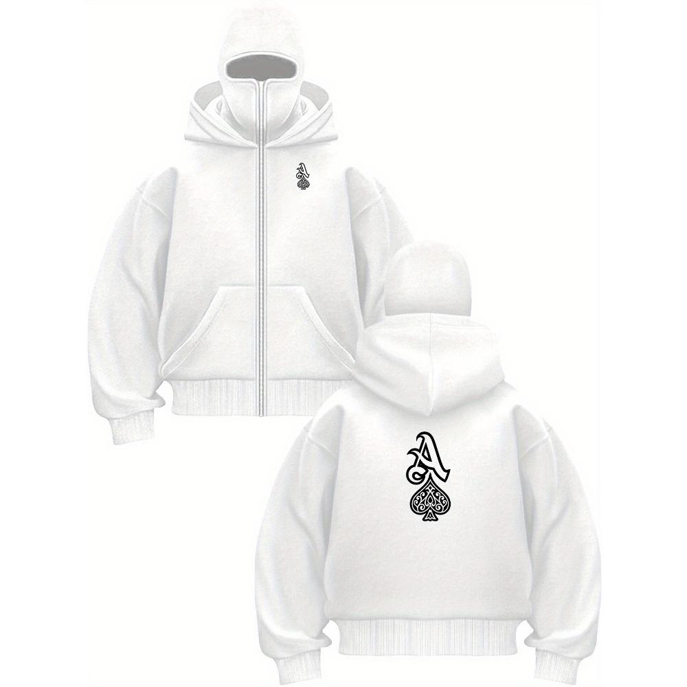 Pánská ležérní mikina s kapucí - Mikina na zip s jedinečným dvouvrstvým designem kapuce