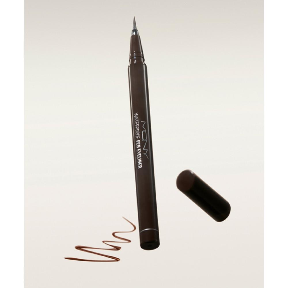 Mqny Mcqueen New York Waterproof Brush Brush Eyeliner  Slim Sharp Liquid 3 Colors 0.6g