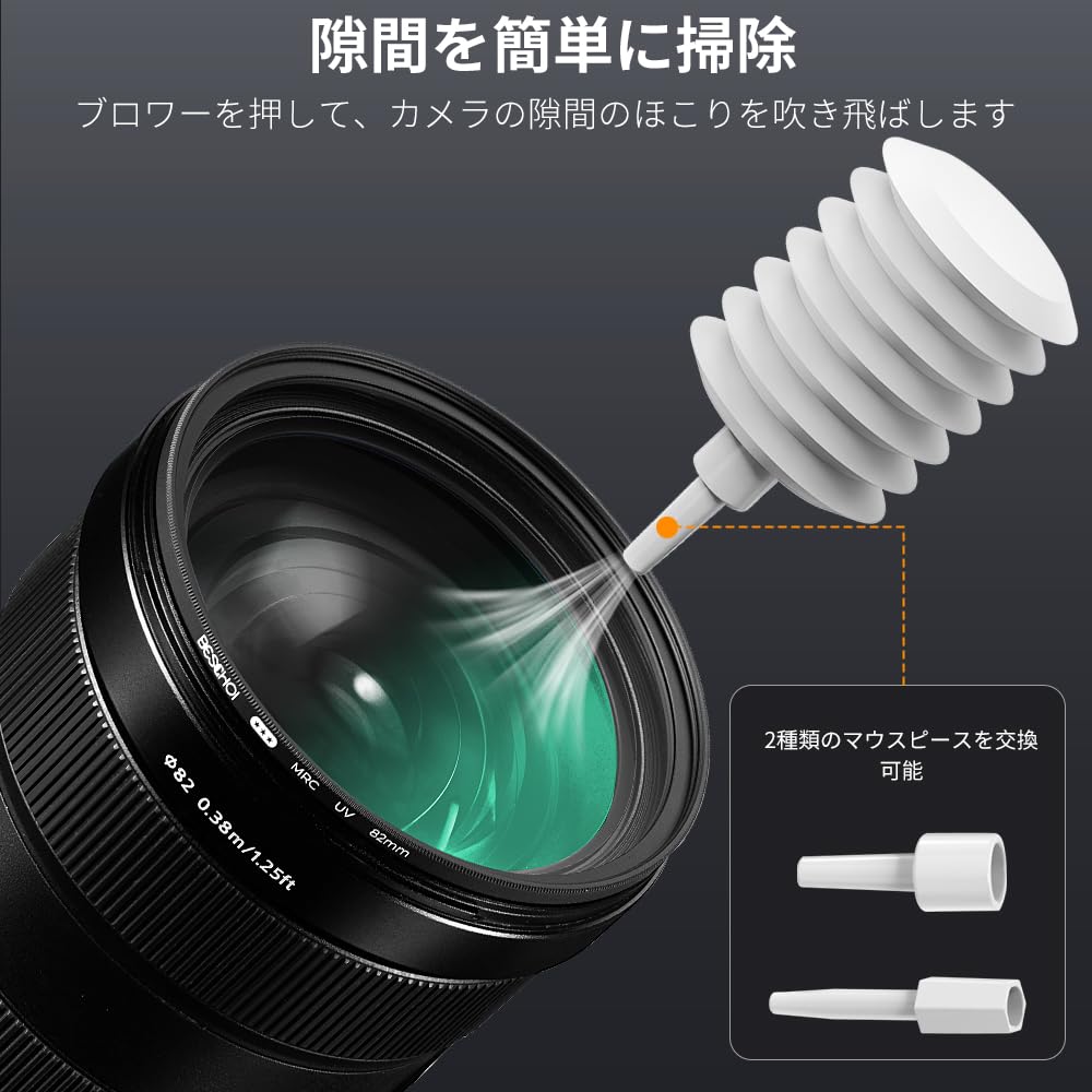 Concept Multifunctional Camera Cleaning Includes Earphone Camera and Cleaning Supplies for AirPods Headphones and Lightweight and Includes Earphone