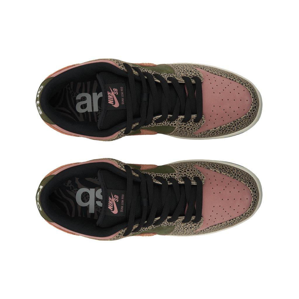 Arts-Rec X Nike Dunk Low SB For Recreational Use Unisex Sneakers Multi-Color Khaki Amber-Brown IH3211-200