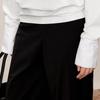 Less 2024 Autumn Merino Wool Blend Tapered Cropped Pants