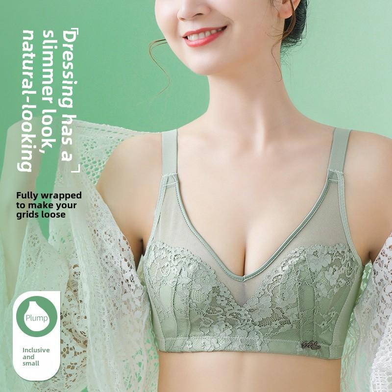 Summer Lace Adjustable Backless Bra with Rabbit Ears Design for Women