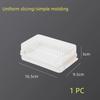 Transparent Lid Butter Partition Cutting Storage Box Butter Cheese Removable Washable Refrigerator Fresh-keeping Box