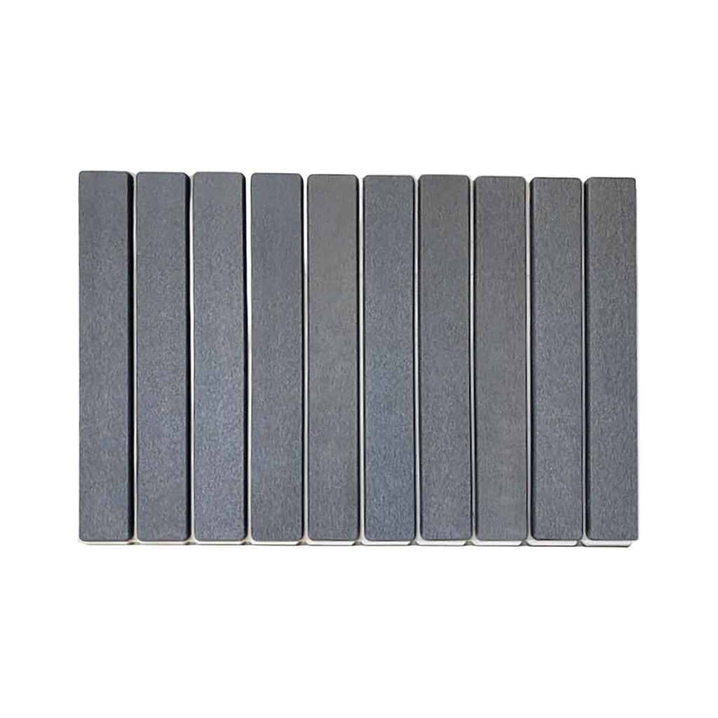 Abtropfmatte aus Stein für Küchenarbeitsplatte, 15 Zoll(L)×12in(W.) Geschirrtrockenmatte, Schnell Wasserabsorbierend, Umweltfreundliche Kieselgurmatte