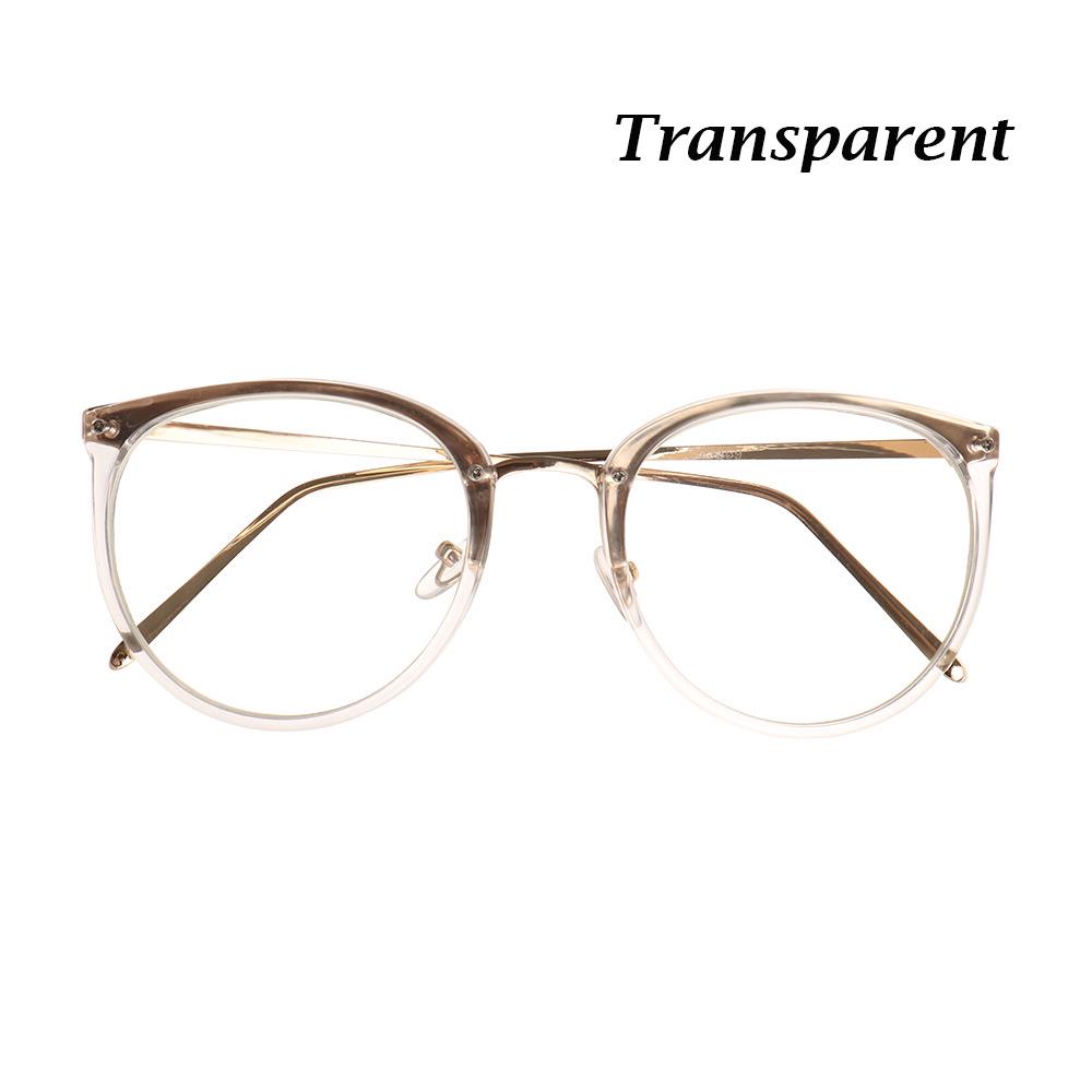 1PC Classic Retro Optical Glasses Fashion Transparent Lens Women Men Eyewear Metal Frames Spectacles Clear Lenses