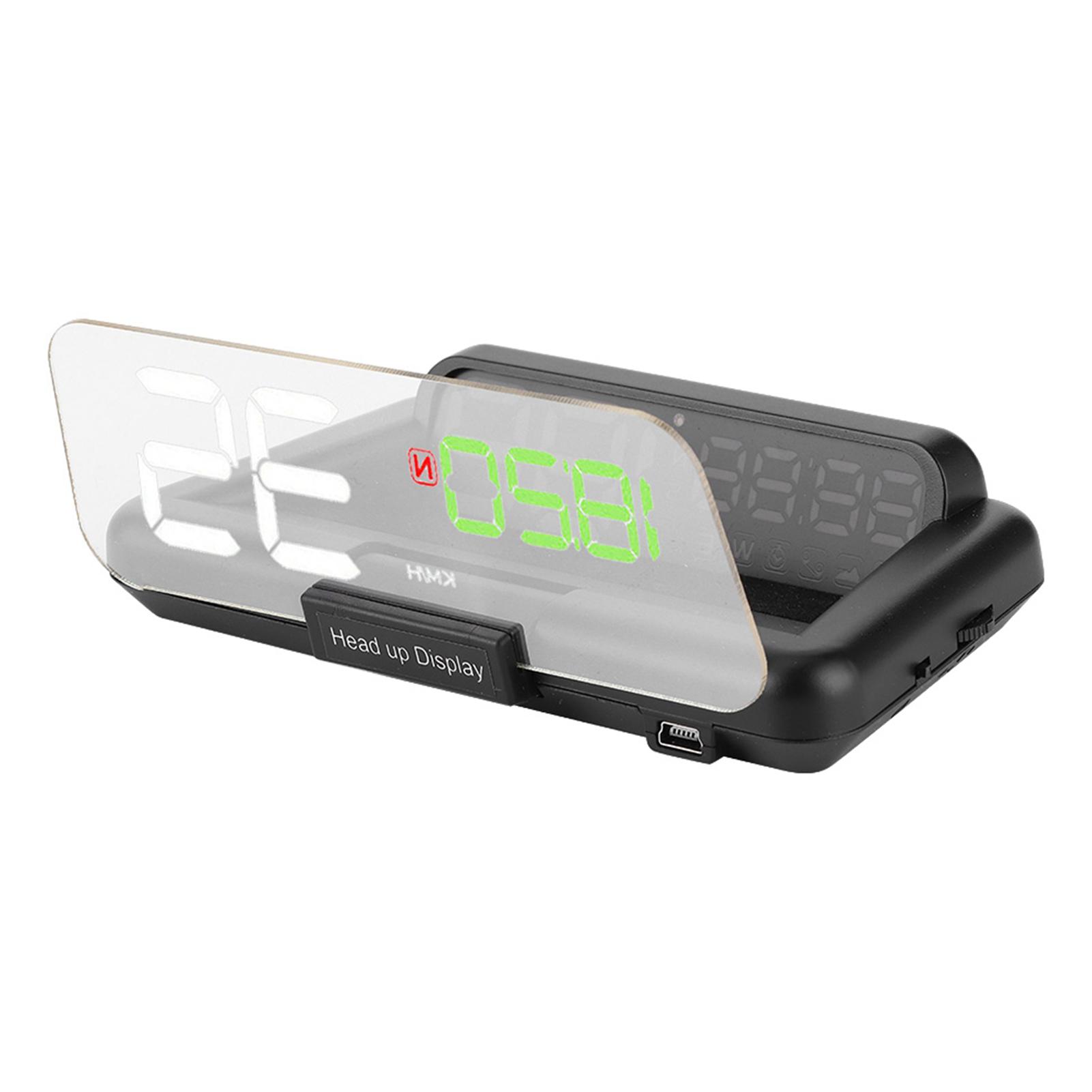 

Универсальный 3,6-дюймовый HD Автомобильный проекционный дисплей GPS HUD Монитор Многофункциональный проектор T900