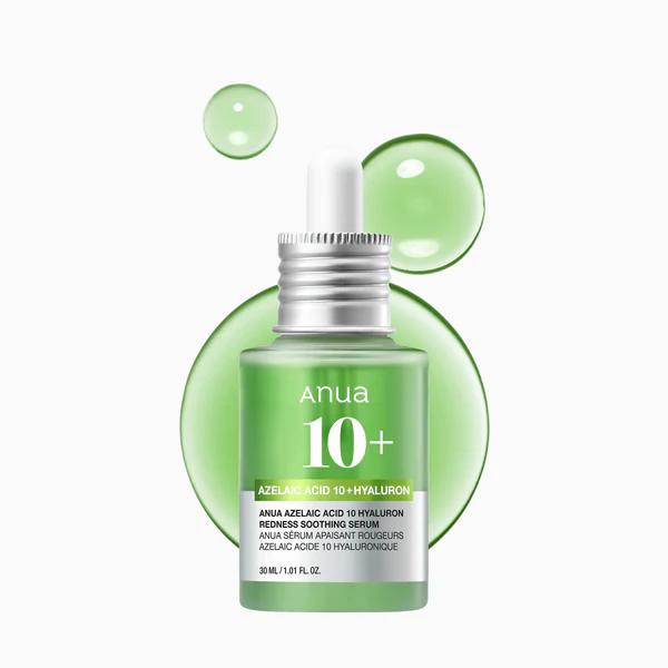 Anua Azelaic Acid 10 Hyaluron Успокаивающая сыворотка от покраснений 30 мл Hyaluron Serum 30ml