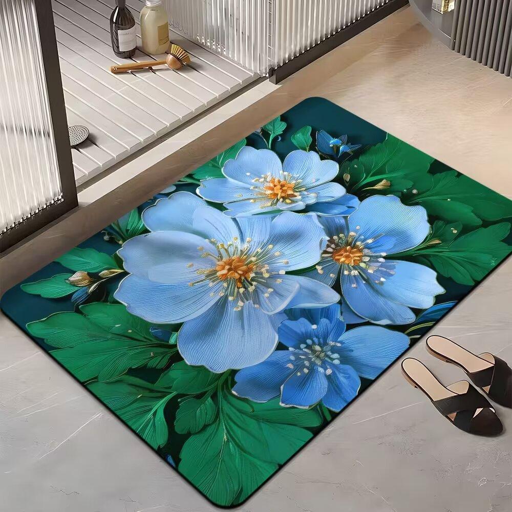 Bathroom Quick-drying Door Mat Diatom Mud Absorbent Floor Mat Toilet Toilet Entry Door Non-slip Mat Diatomaceous Earth Foot Mat