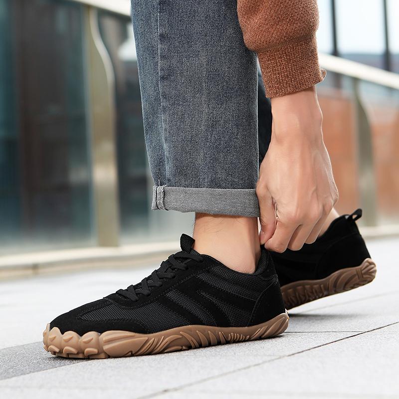 2026 Nuove Scarpe Minimaliste a Punta Larga per Piedi Nudi Uomo Donna Zero Drop Sneakers Minimaliste Retro Outdoor Antiscivolo Scarpe da Passeggio Sneaker Casual