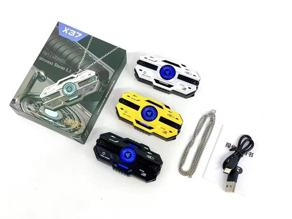 X37 Wireless Gaming Bluetooth Headset: Noise-Canceling, Low Latency, Mecha Style, Long Battery Life.