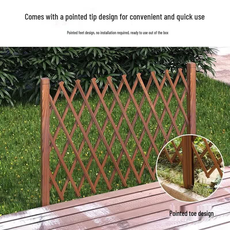 Jinggeng Outdoor Anti-Corrosion Wood Garden Fence & Trellis
