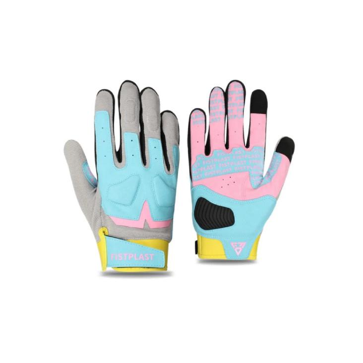 Fistplast 4 Colour Macaron Four-color Anti-collision Riding Outdoor Sports Motorcycle Long Finger Outdoor Wear Gloves
