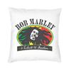 Luxury Jamaica Reggae Music Bob Marley Throw Pillow Cover Home Decor Custom Square Cushion Cover 45x45 Pillowcover for Sofa