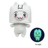 Animation Lankybox Kawaii Luminous Plush Toy Fox Square Box Stone Filled Soft