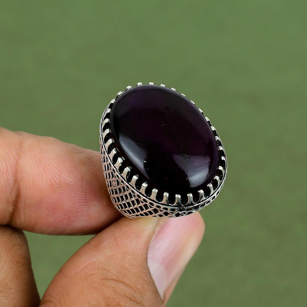 Lila Feuer Labradorit Ring 925 Sterling Silber Ring Edelstein Schmuck Handgefertigte Ringe Labradorit Schmuck Für Geschenke In Ringgröße Erhältlich