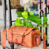 Leather Travel Duffel Genuine Gym Vintage Goat Duffle Bag