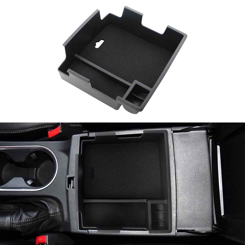 Car Armrest Storage Box for Ford Everest Ranger MK2 2016 2017 2018 2019 2020 ABS Center Console Storage Box Accessories