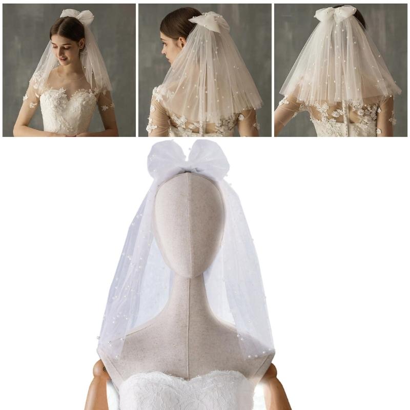 Bridal Pearls Veil Bachelorette Party Bridal Veil Decorations Bride To Be Gift Wedding Hen Night Bride To Be Gift