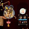 DIY Material Bag Mid-Autumn Festival Lantern DIY Glowing Light-Up Bunny Lantern  Photography Props