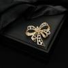 Gold & Diamond Vintage Butterfly Brooch - Versatile Women's Pin Jewelry