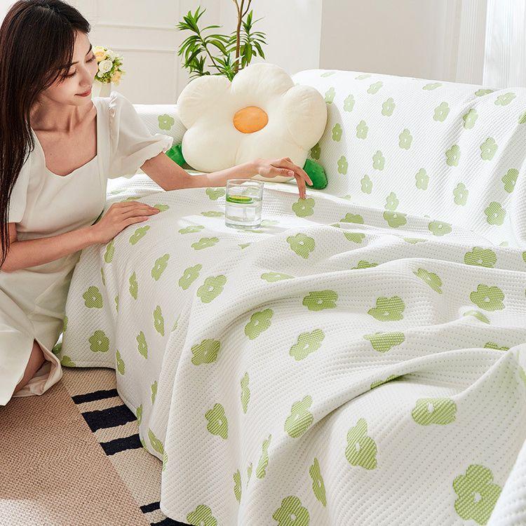Summer Little Fresh Sofa Cover Cloth Dust-Proof One-Piece Cushion Universal Sofa Towel Thickened