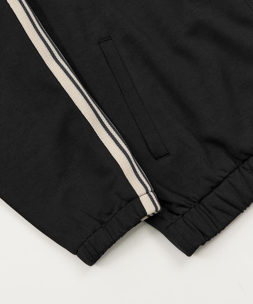 Toffee Side Line Track Jacket (Black)