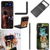 Singer R-Rauw Alejandro Phone Case For Samsung Z Flip 7 6 5G Galaxy Z Flip4 Z Flip5 Z Flip3 Coque Black Hard PC Shell Protective