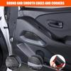 Soft Carbon fiber Interior Door Panel Trim Sticker For Nissan Frontier 2024-25