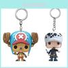 Pop Best-selling One Piece Luffy Anime Pvc Keychain Toy Gift Wholesale