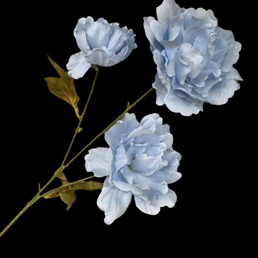 3 Heads Lifelike Flowers Multicolor Faux Flower Peony Peony Artificial Flower  Home Decoration