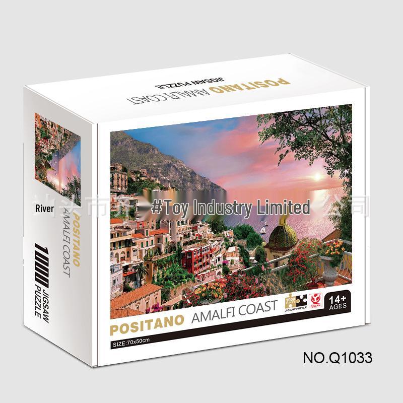 Qiwan 1000-Piece Animal & Landscape Jigsaw Puzzles for Adults & Kids
