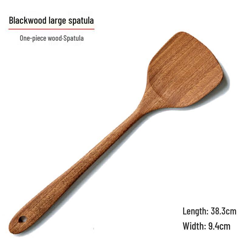 

Zhi Shi Ebony Wood Non-stick Spatula Set