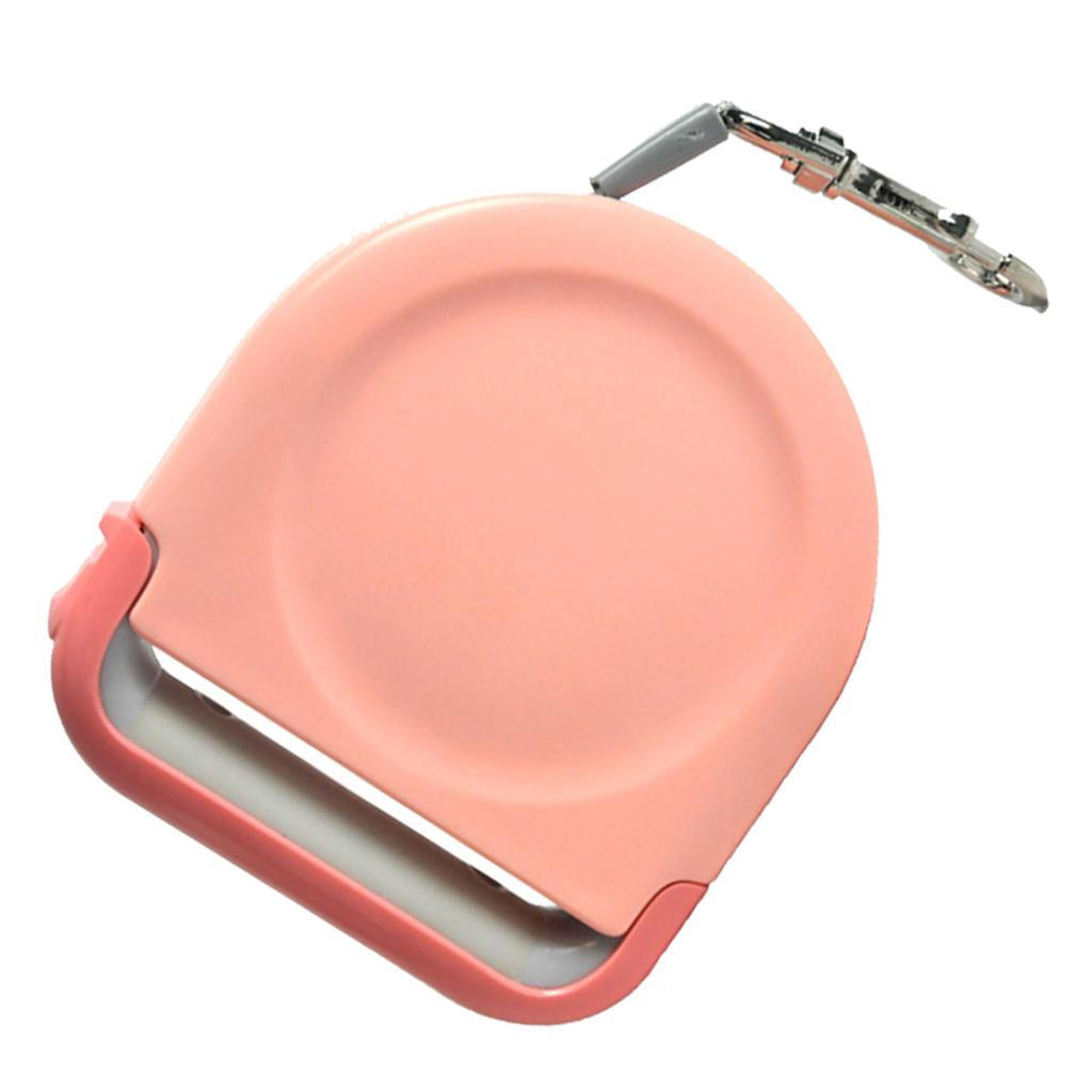 Portable Automatic Dog Leash Retractable Strong Strength Pet Traction Leash for Dog Walking Pink