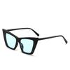 Trendy Versatile Sunglasses Designer Luxury Cat Eye Fashion Large Frame Sunglasses for Women Sunscreen UV Protection Sun Glasses