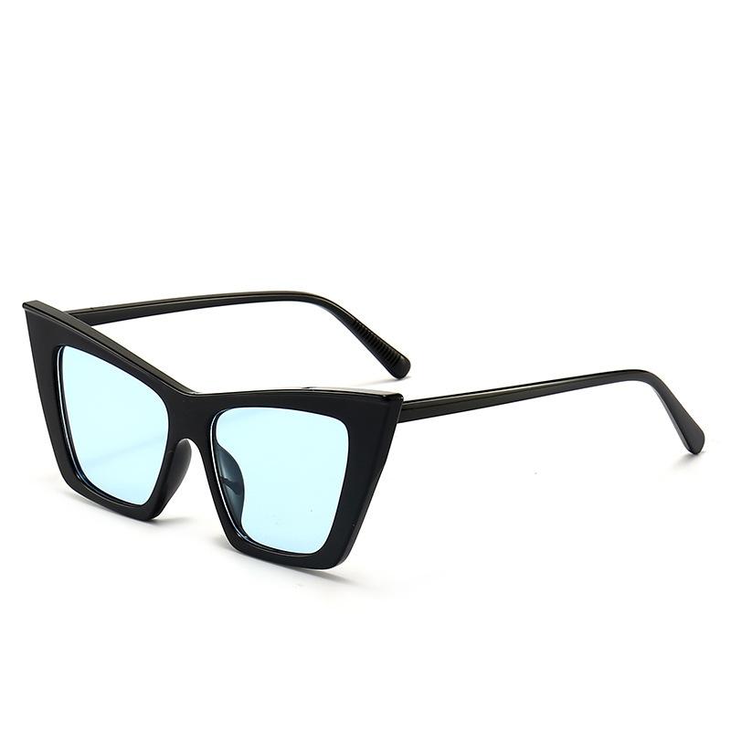 

Trendy Versatile Sunglasses Designer Luxury Cat Eye Fashion Large Frame Sunglasses for Women Sunscreen UV Protection Sun Glasses