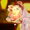 Cartoon Mid-Autumn Festival Lantern Glowing Lantern DIY Material Package Rabbit Lanterns  Gifts
