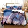 New 3D Printed Anime Suzume no Tojimari Bedding Set Single Twin Full Queen King Size Bed Set Adult Kid Bedroom Duvet cover Sets